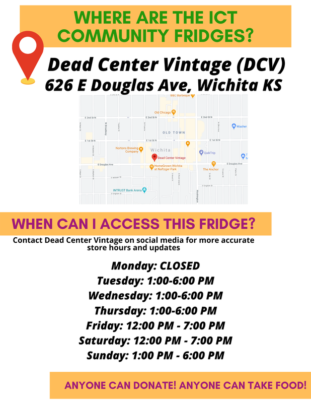 Dead Center Vintage Fridge Location