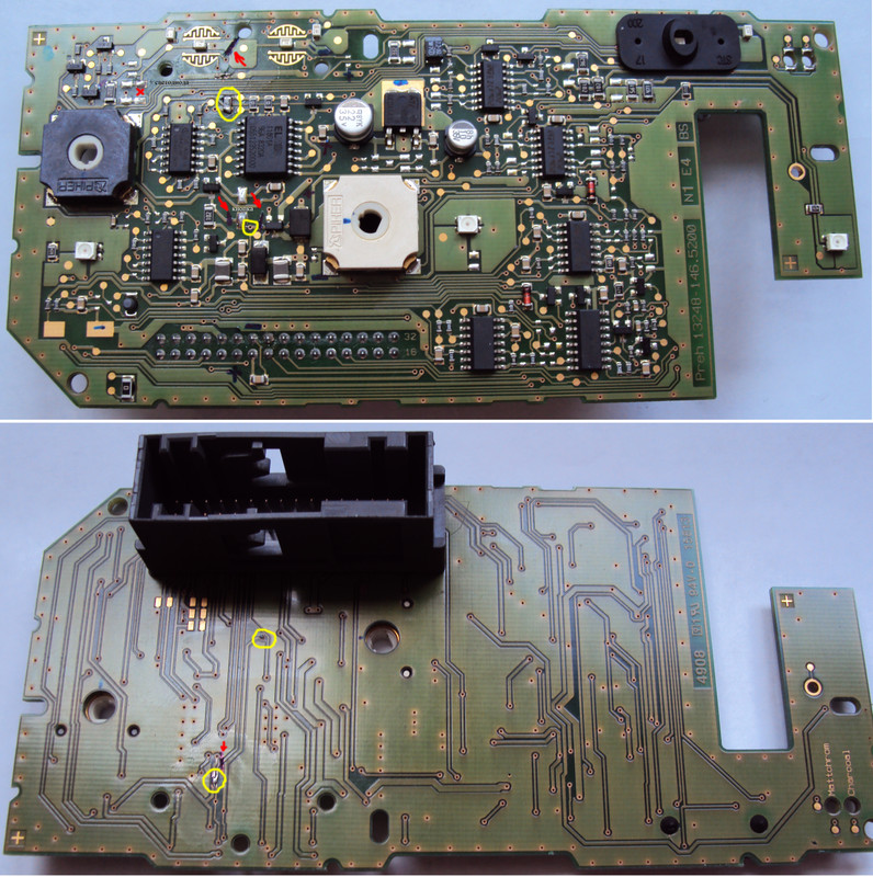 Блок печки - кнопка с индикацией