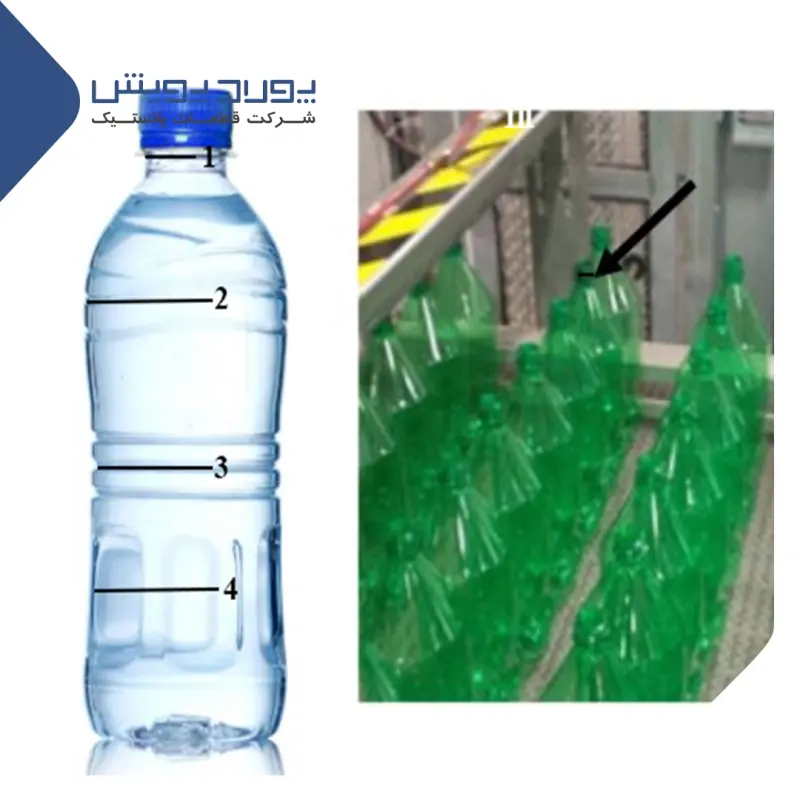 Marking the bottle with a marker to distinguish the bottle at the brewing stage