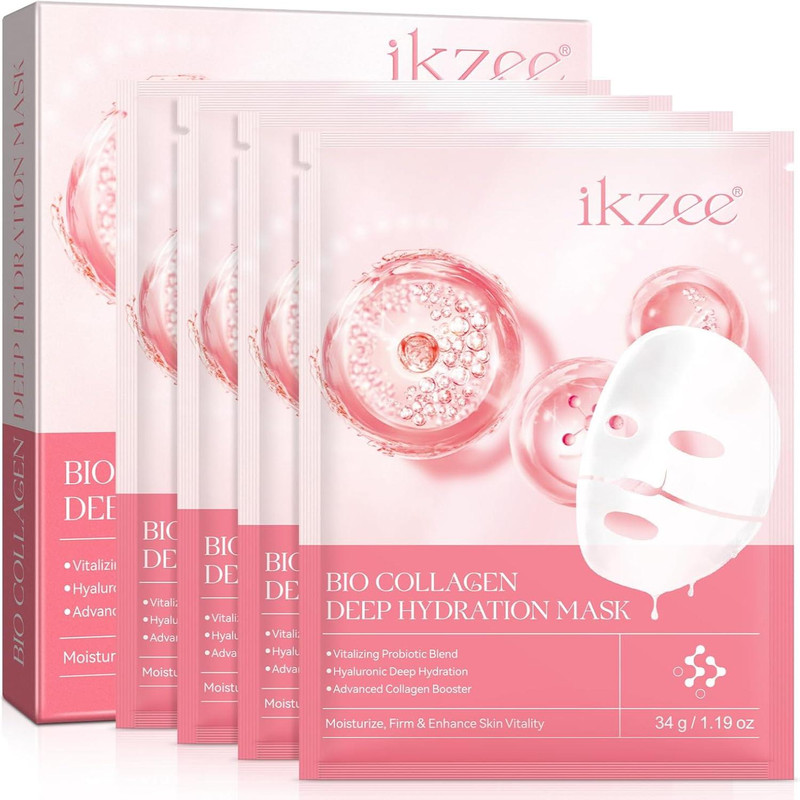 Collagen Face Mask - Improve Elasticity, 34g x4pc