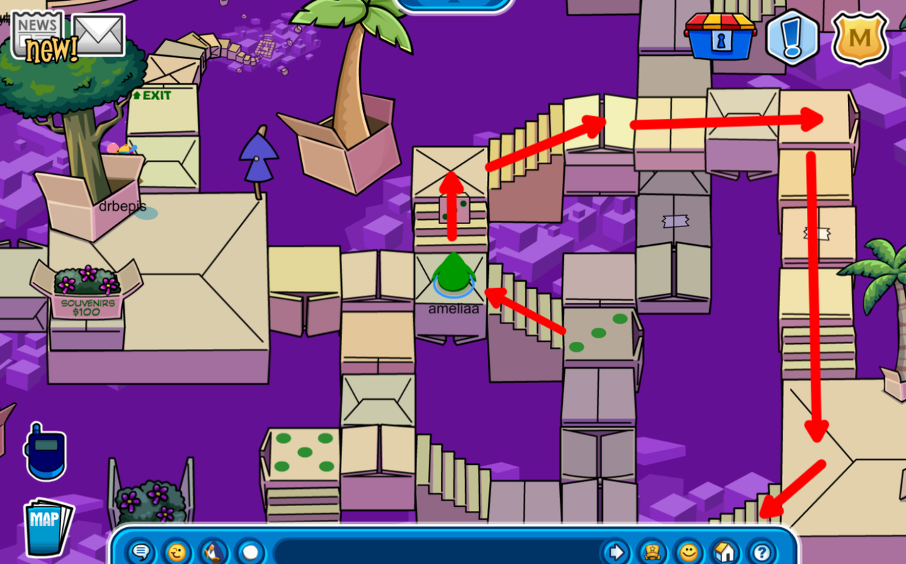 CPJourney April Fools 2026 Party- Sweet Sun Hat Maze Guide, third box Location