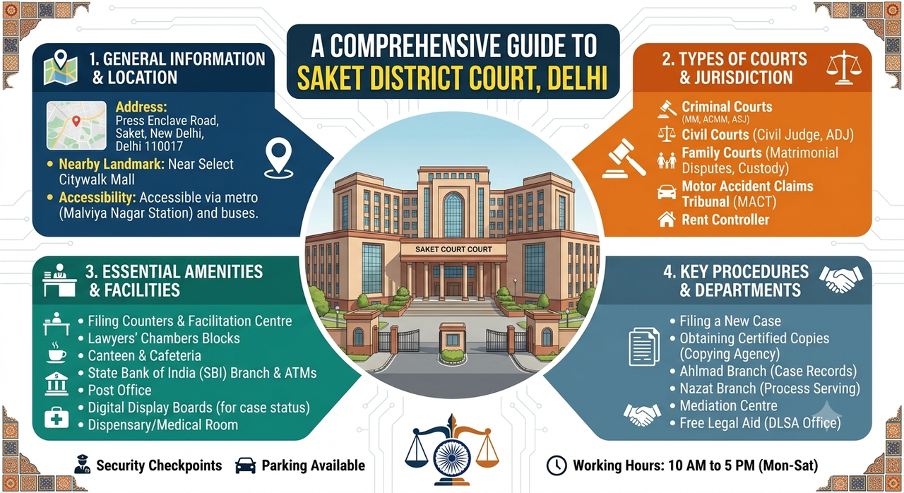 A Comprehensive Guide to Saket District Court Delhi