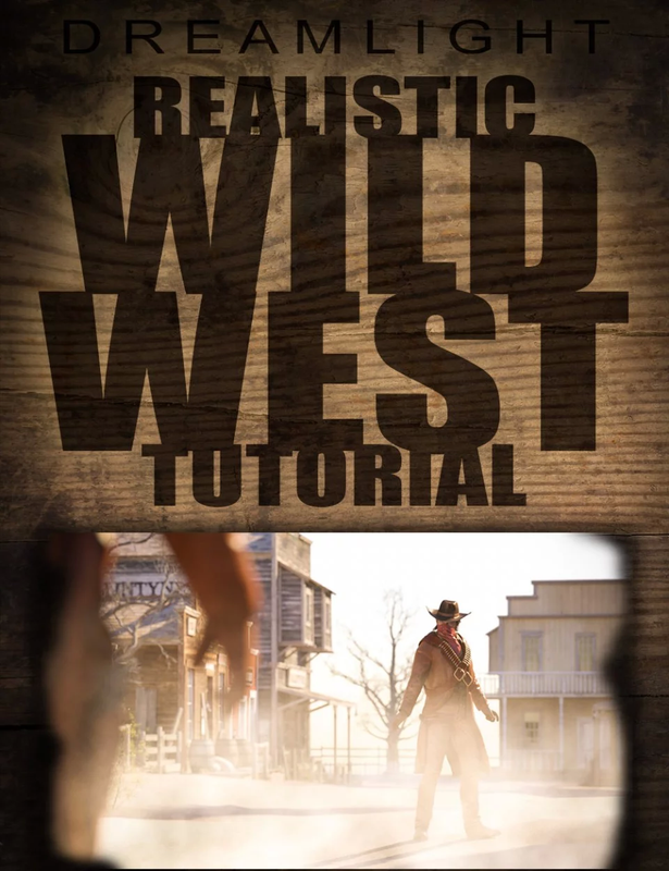 00 main realistic wild west tutorial daz3d
