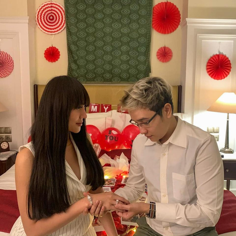 Abash melamar Lucinta Luna pada 29 Mei 2019