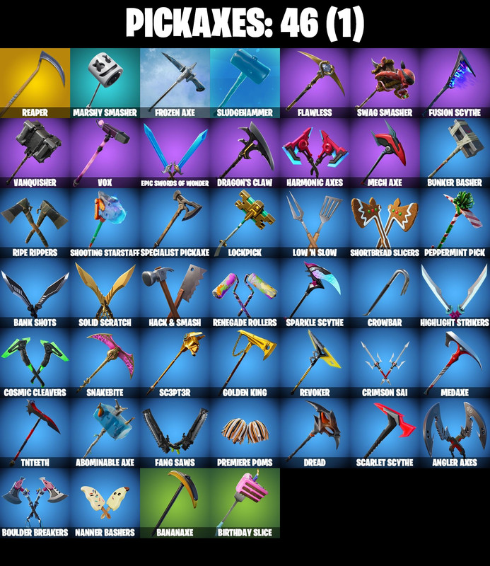 pickaxes comp