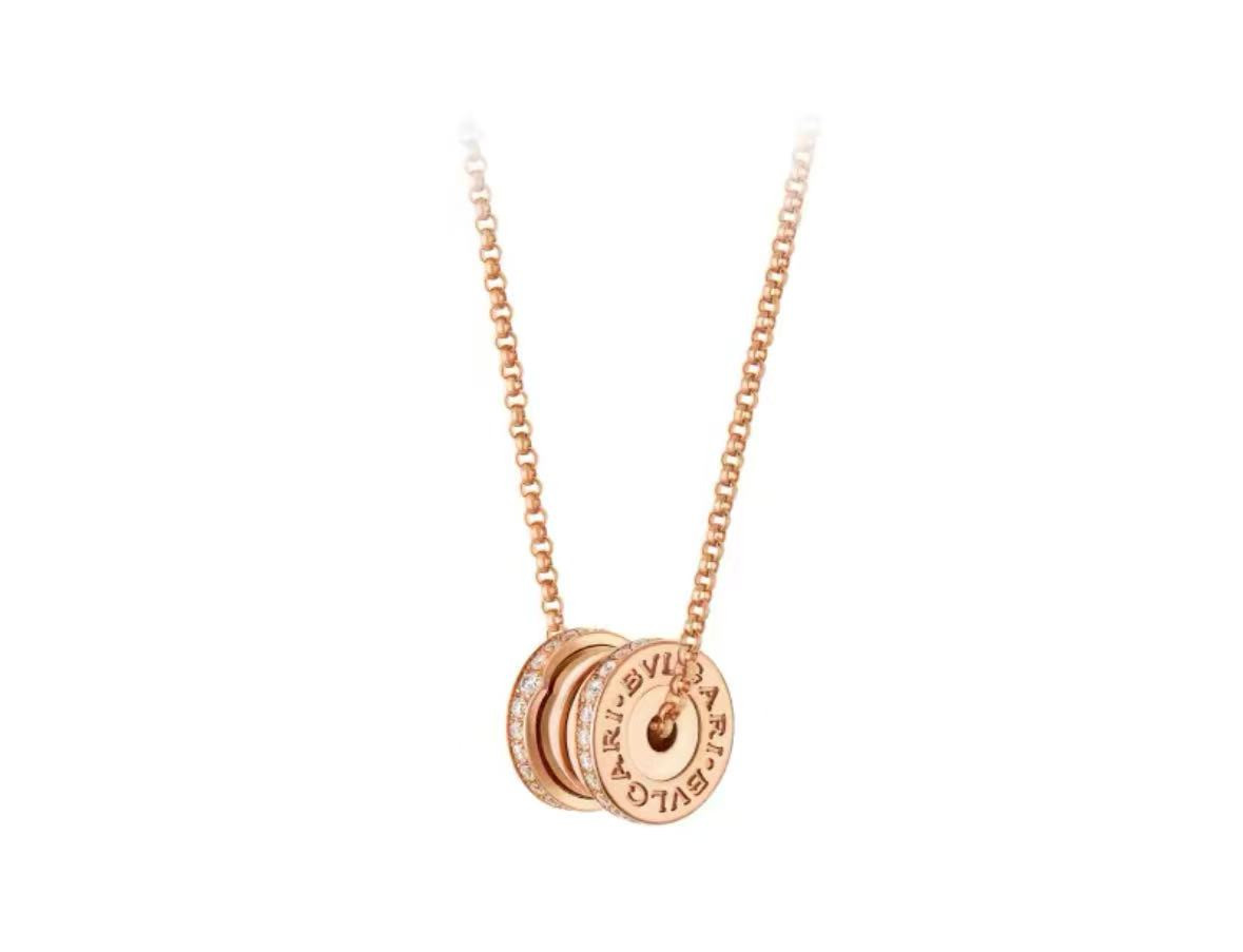 Bvlgari style pendant necklace