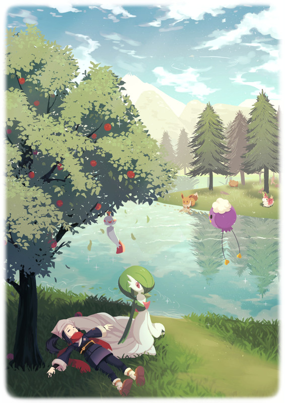 gardevoir-eevee-akari-drifloon-chimecho-