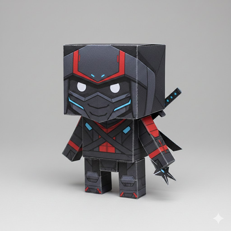 Đồ chơi mô hình giấy dạng hộp siêu chi tiết