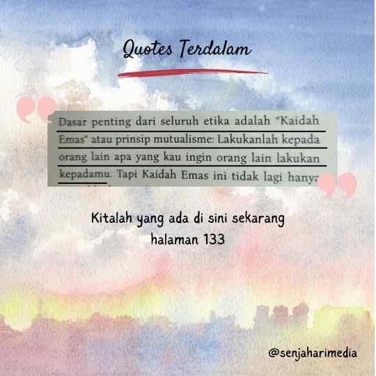 Kutipan dalam kitalah yang ada di sini sekarang