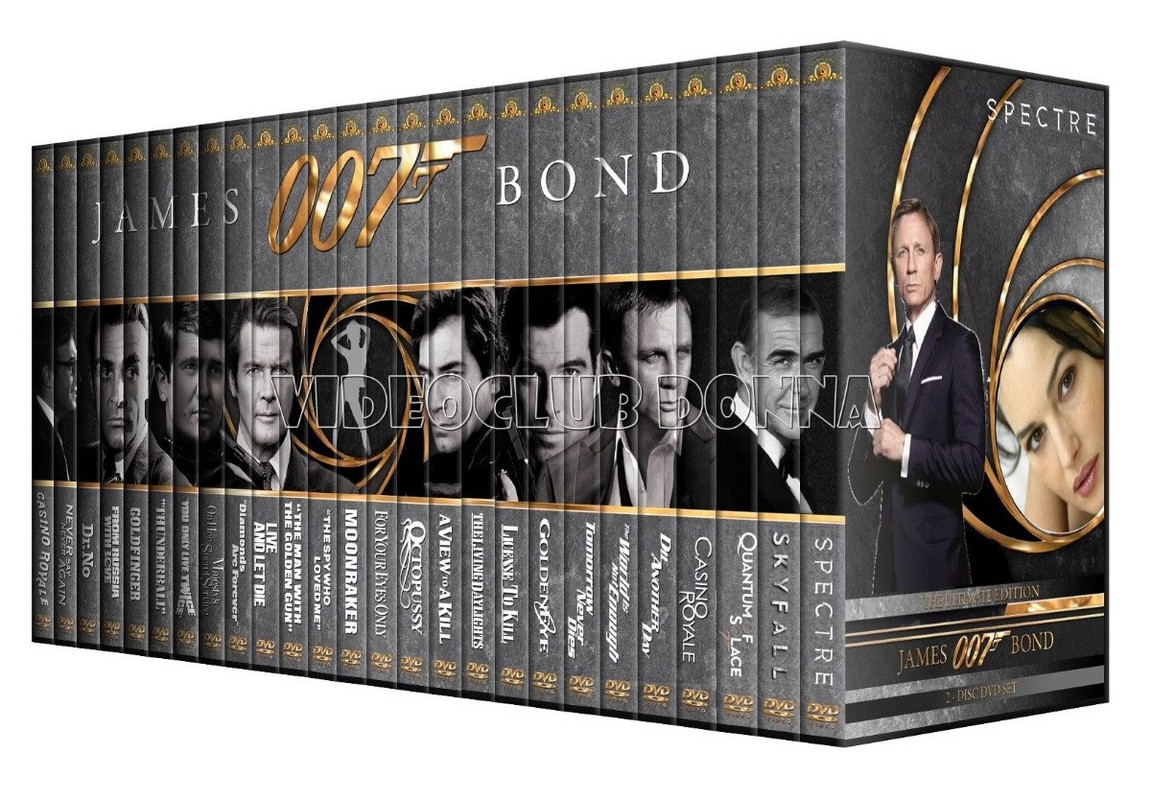 Portada - Colección 007 James Bond Bdrip VOSE y Español Latino