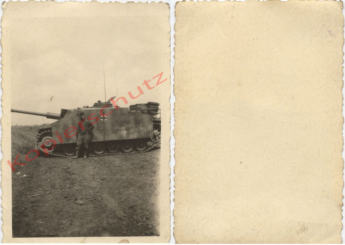 Italien 1944 Chef Panzer Stug Sturmgeschütz camo