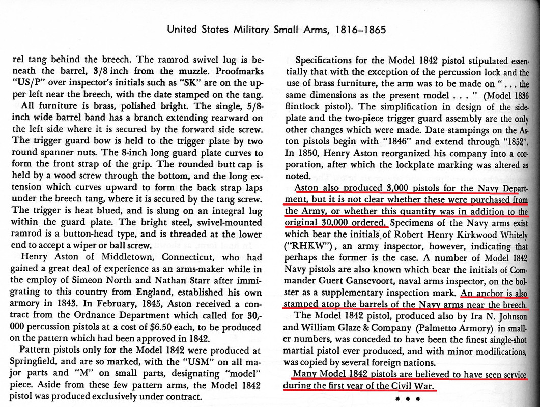 Model 1842 Percussion Pistol--Page two