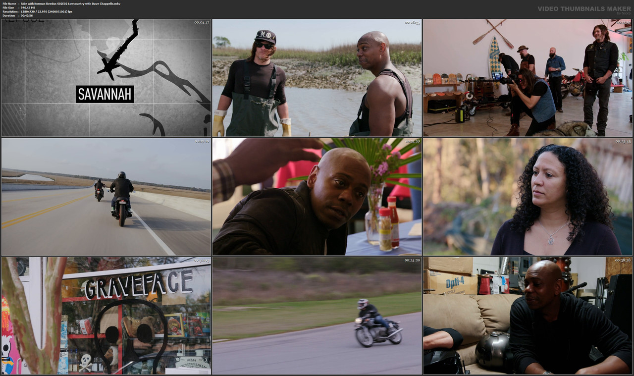Ride with Norman Reedus S02E02 Lowcountry with Dave Chappelle.mkv