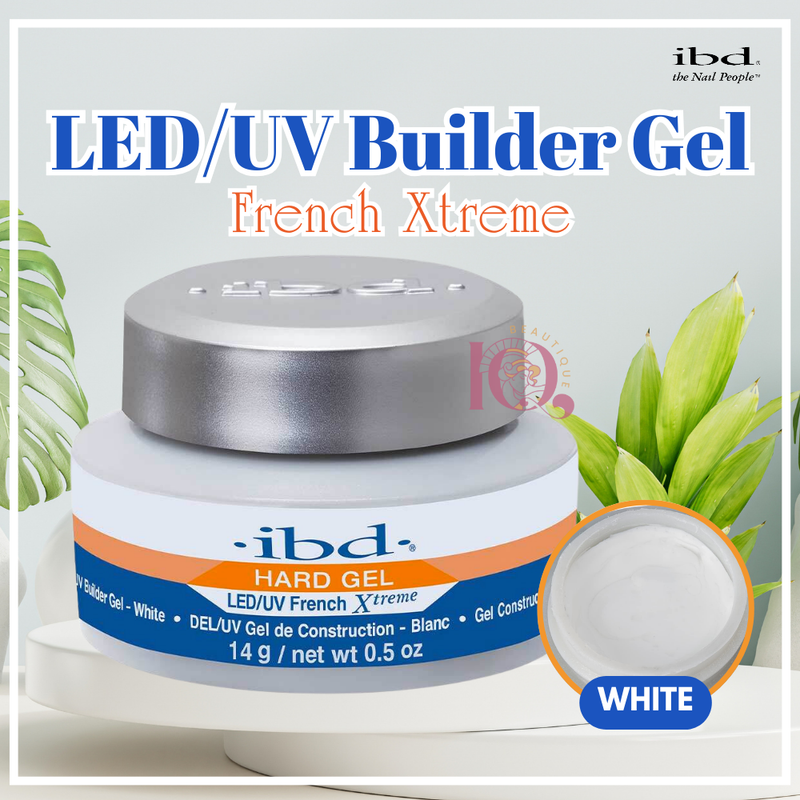 IBD Builder Gel French Xtreme 0.5 oz LED/UV NEW[Clear/White/Pink
