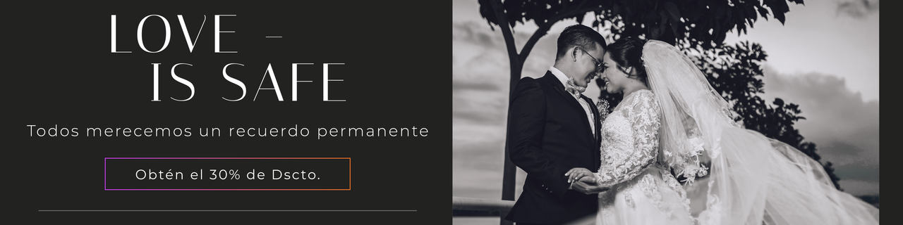 LOVE IS SAFE · 30% de descuento Black Friday