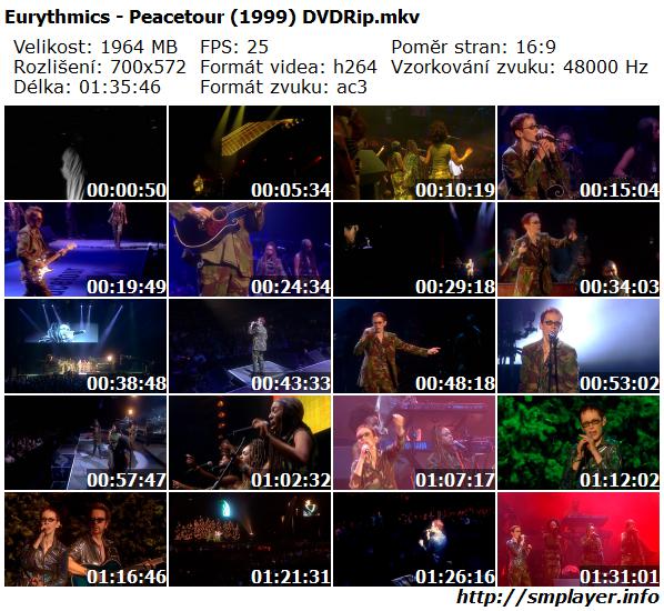 Eurythmics - Peacetour (1999)