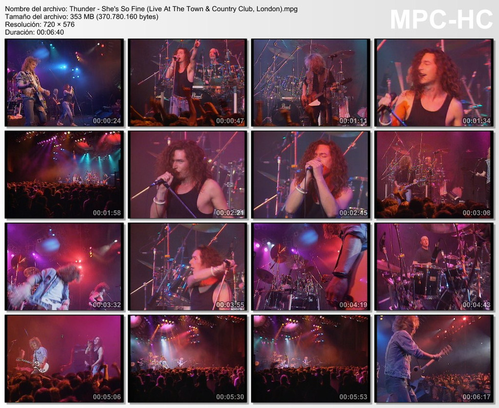 Thunder - She's So Fine (Live At The Town & Country Club, London