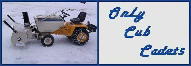 Ih Cub Cadet Tractors Gt Only Cub Cadets