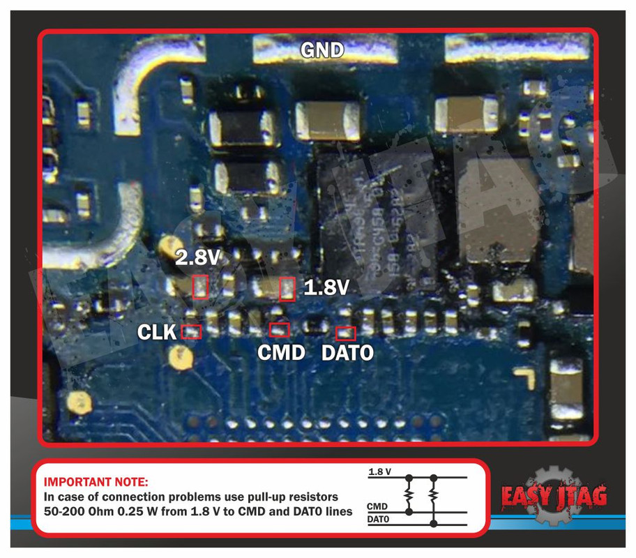 GSMForum coolpad Note 5 3600i eMMC Pinout Not Working So Solve My