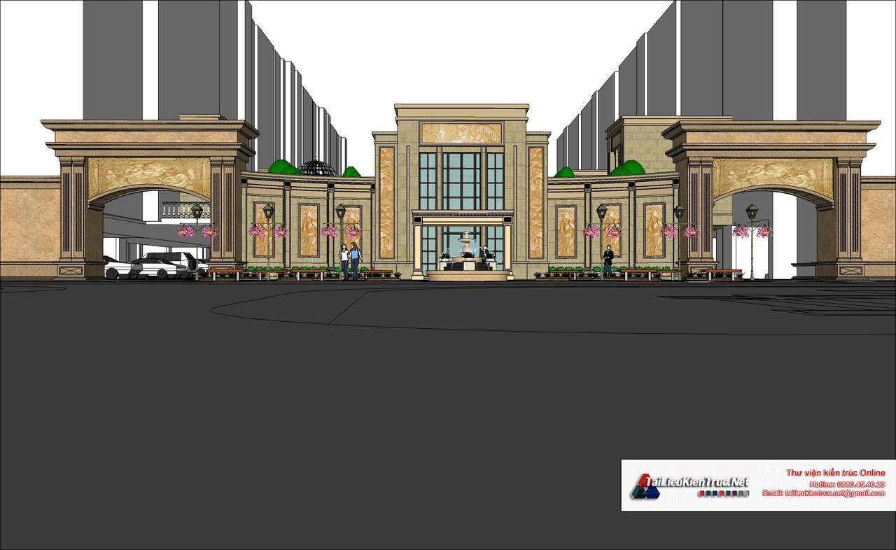9-model-phoi-canh-3d-file-sketchup-biet-thu-lau-dai-phap-co68 (2