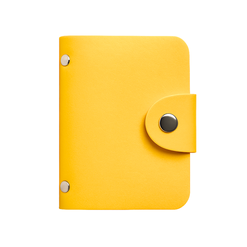 24 Slots Card Holder, Yellow