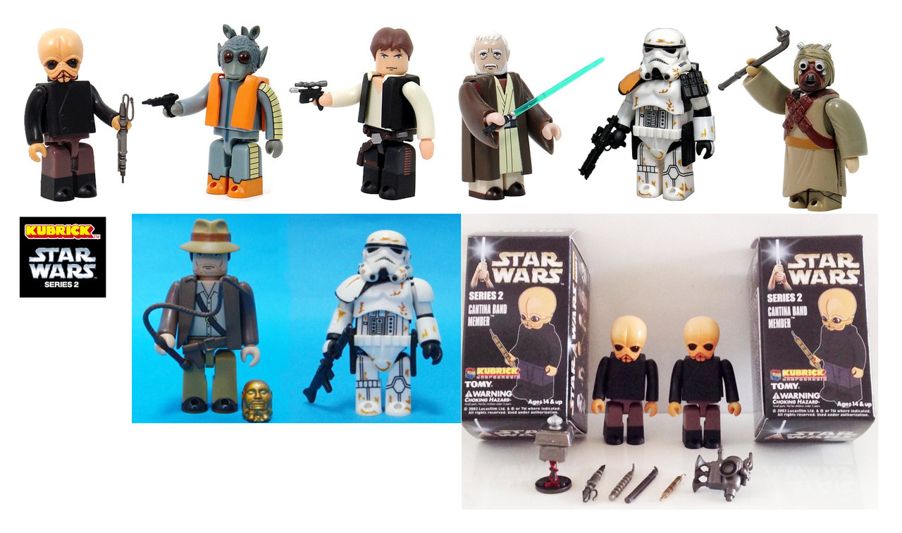 STAR WARS KUBRICK Series 2 complete set x 9 Includes RARE STAR WARS KUBRICK Series 2 complete set x 9 Includes RARE