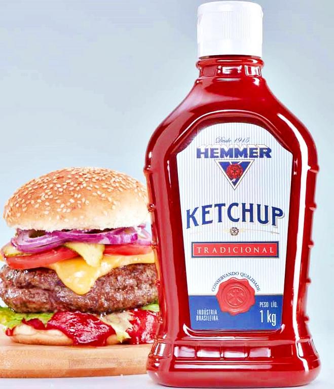 Ketchup Tradicional Hemmer Bisnaga 1kg