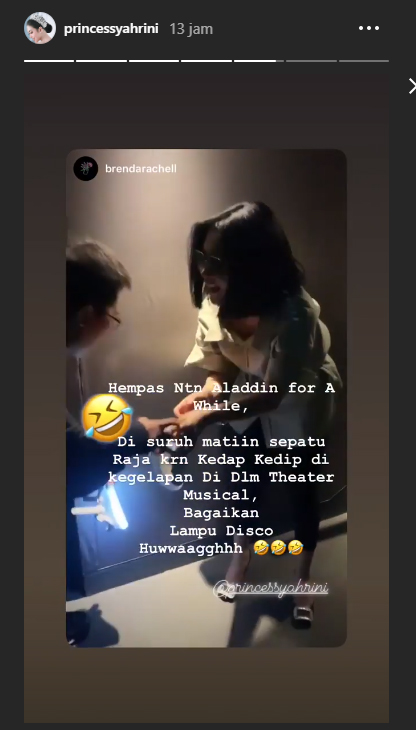 Syahrini diusir keluar