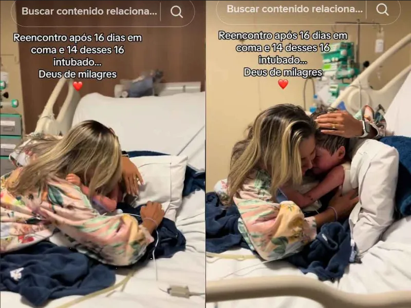 Niño despierta de un coma y el reencuentro con su mamá se hizo viral