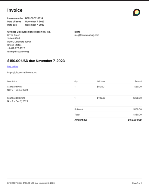 Invoice-DF91C9C7-0018