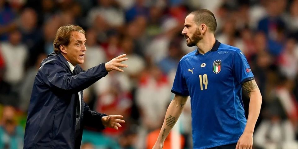 bonucci mancini nazionale italia