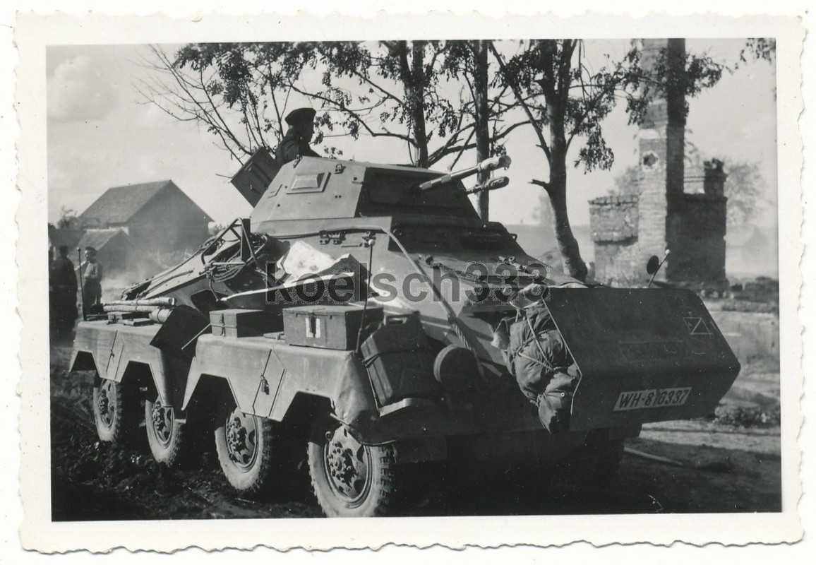 Foto Panzerspähwagen 8 Rad Panzer Sd.Kfz. 231 mi