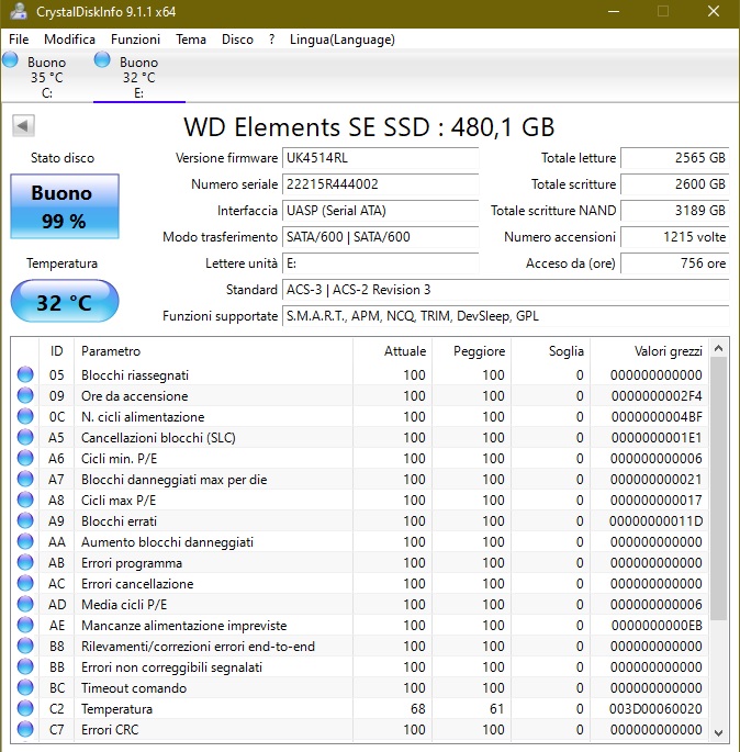 hard disk ssd crystal