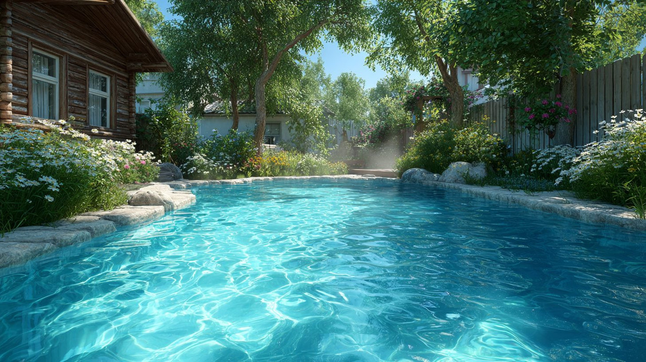 Система охлаждения бассейна чиллером на даче