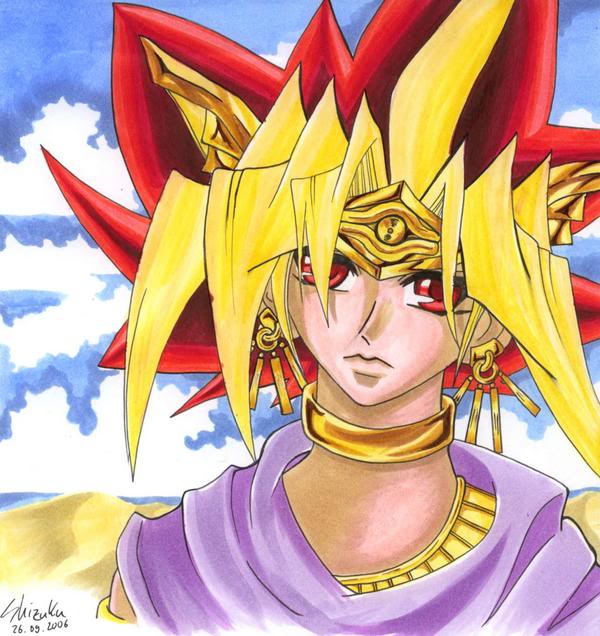 Hình vẽ Atemu (Yami Yugi) bộ YugiOh (vua trò chơi) - Page 6 2_Atemp_52