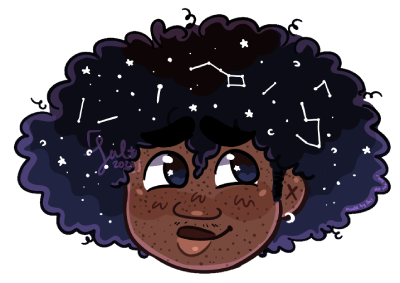 INDIGO LUCERO, as depicted by sal (@saliosis). NOT FOR PERSONAL USE.