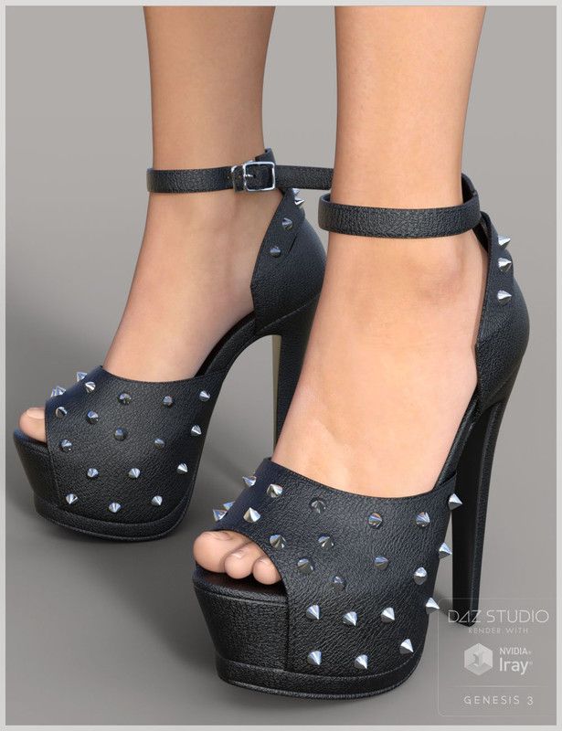 NAIL HEELS FOR GENESIS 3 FEMALE(S)