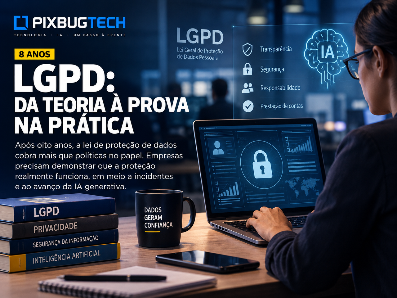 LGPD completa oito anos e entra na era da prova: empresas terão de demonstrar que realmente protegem os dados