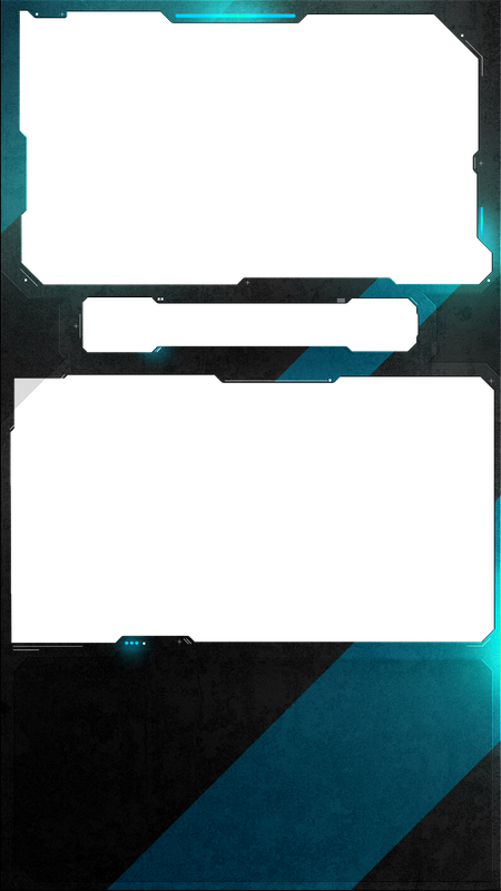 Vertical Overlay cyan