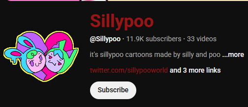 Screenshot of their YouTube channel