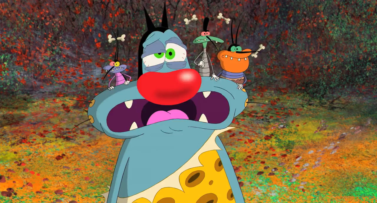 Oggy and the Cockroaches: The Movie 2013 BluRay [Hindi + Tamil + Telugu + Malayalam + Kannada + French] 480p 720p Screenshot