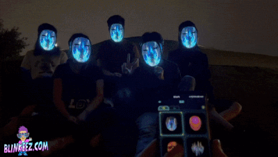 Shining Mask Halloween LED Mask App Controlled Programmable Halloween Mask,  Cosplay Mask