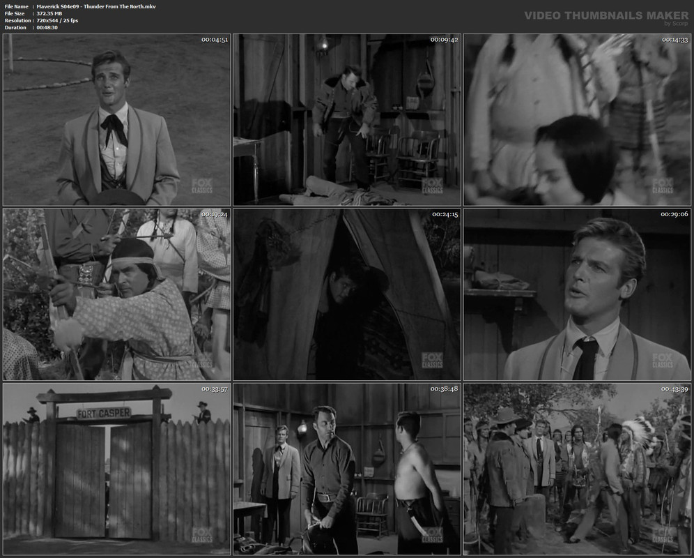 Maverick S04e09 - Thunder From The North.mkv