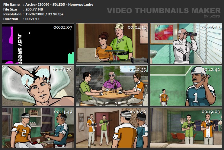 Archer (2009) - S01E05 - Honeypot.mkv