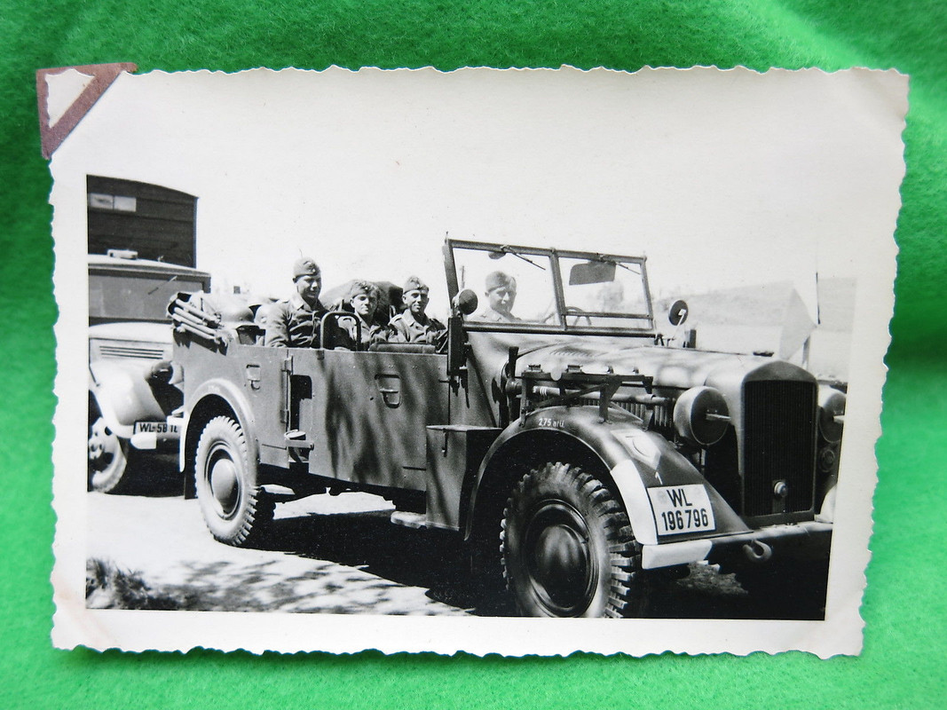 Foto WK2 Wehrmacht Luftwaffe Ostfront Kübelwagen