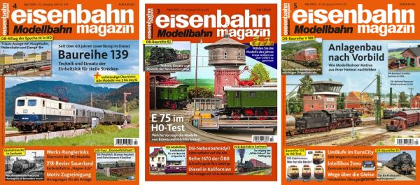 Cover: Eisenbahn Magazin No 03, 04, 05 März-Mai 2023