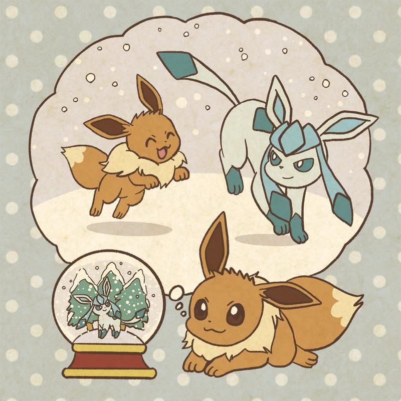 eevee-and-glaceon-pokemon-and-1-more-dra