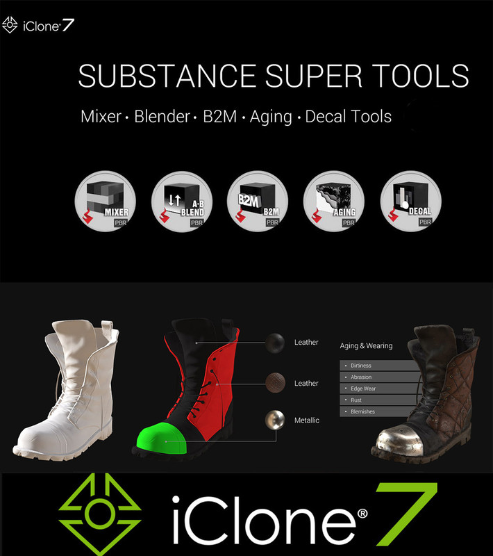 iClone Substance Super Tools