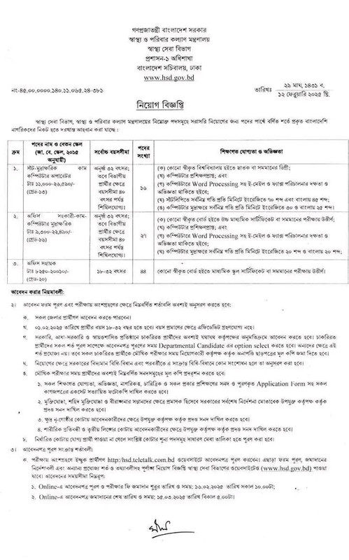 HSD-Job-Circular-2025