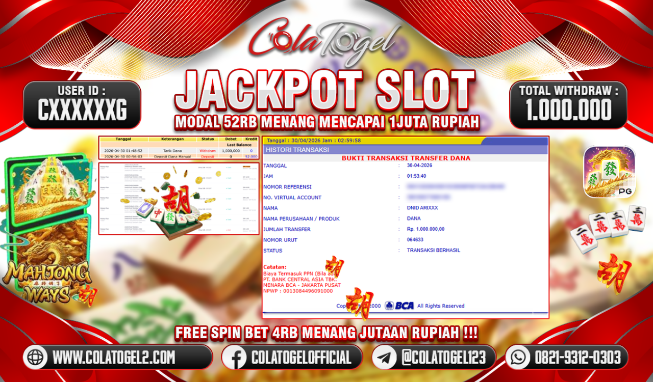 JACKPOT SLOT GACOR!!